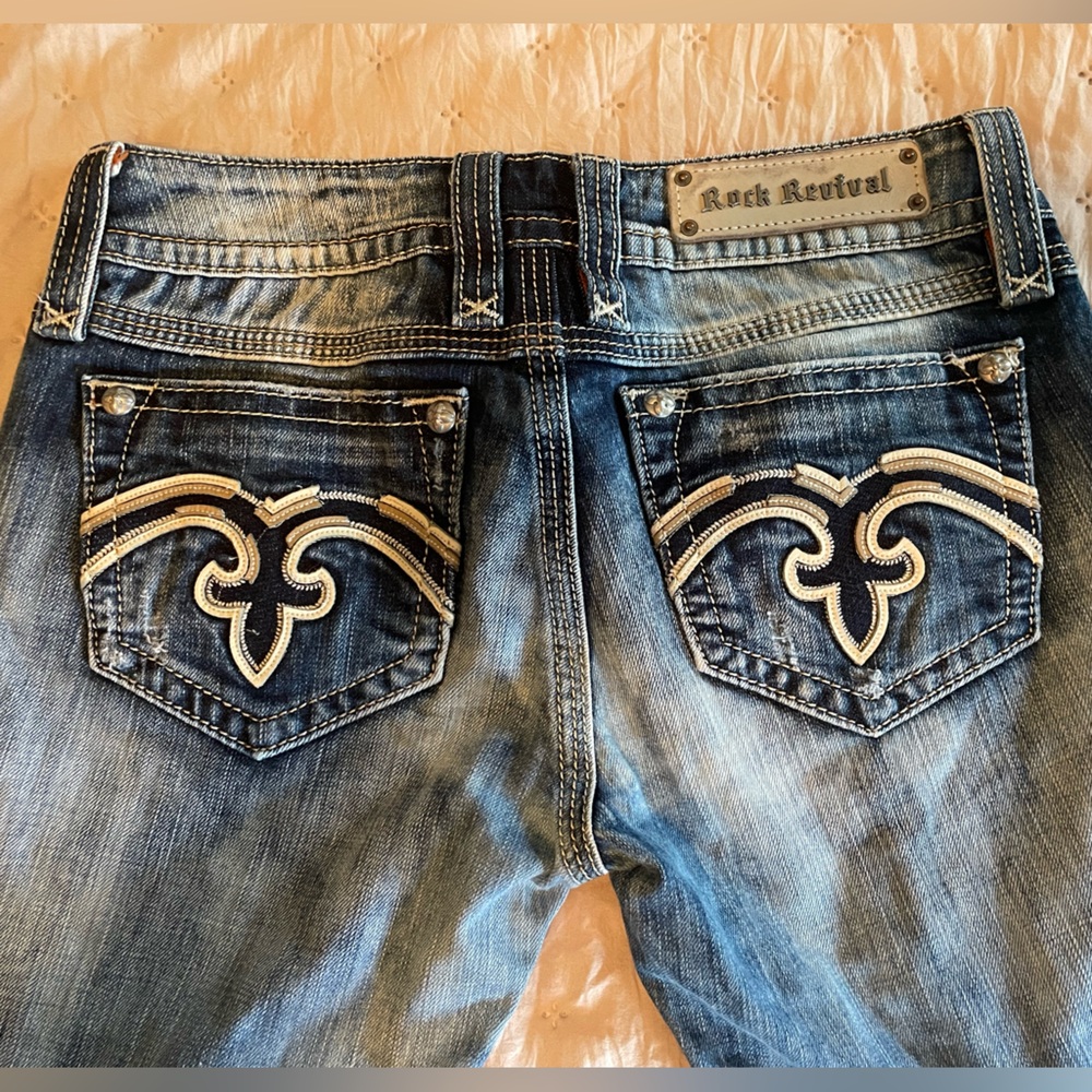 Rock Revival “Alanis” boot cut jeans, size 29, 31” inseam